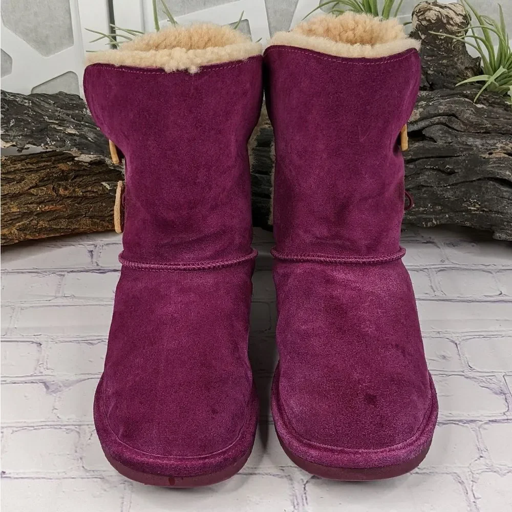 Bearpaw Abigail Boots - Plum Deep Purple